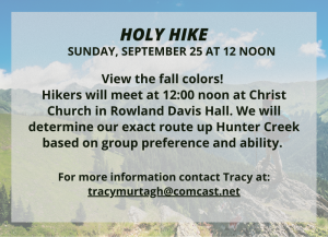 Holy Hike @ Christ Episcopal Church