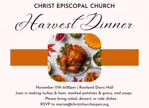 Harvest Dinner @ Christ Episcopal Church