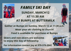 Family Ski Day @ Bumps at Buttermilk Mountain